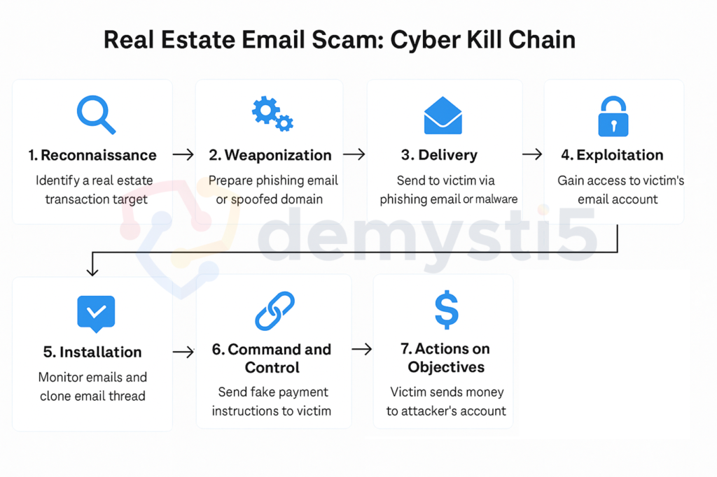 Demysti5: Explaining Real Estate Scams in Australia (Cyber Kill Chain)